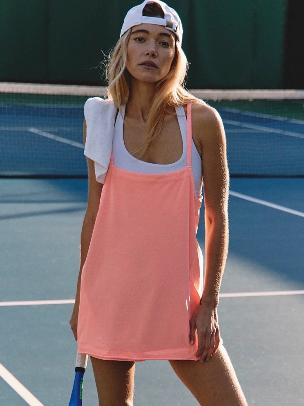 FREE PEOPLE MOVEMENT Square Up Tank (Peach, XS)